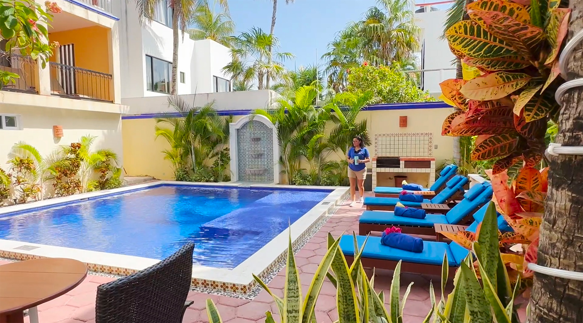 The home of Abbey del Sol in Puerto Morelos
