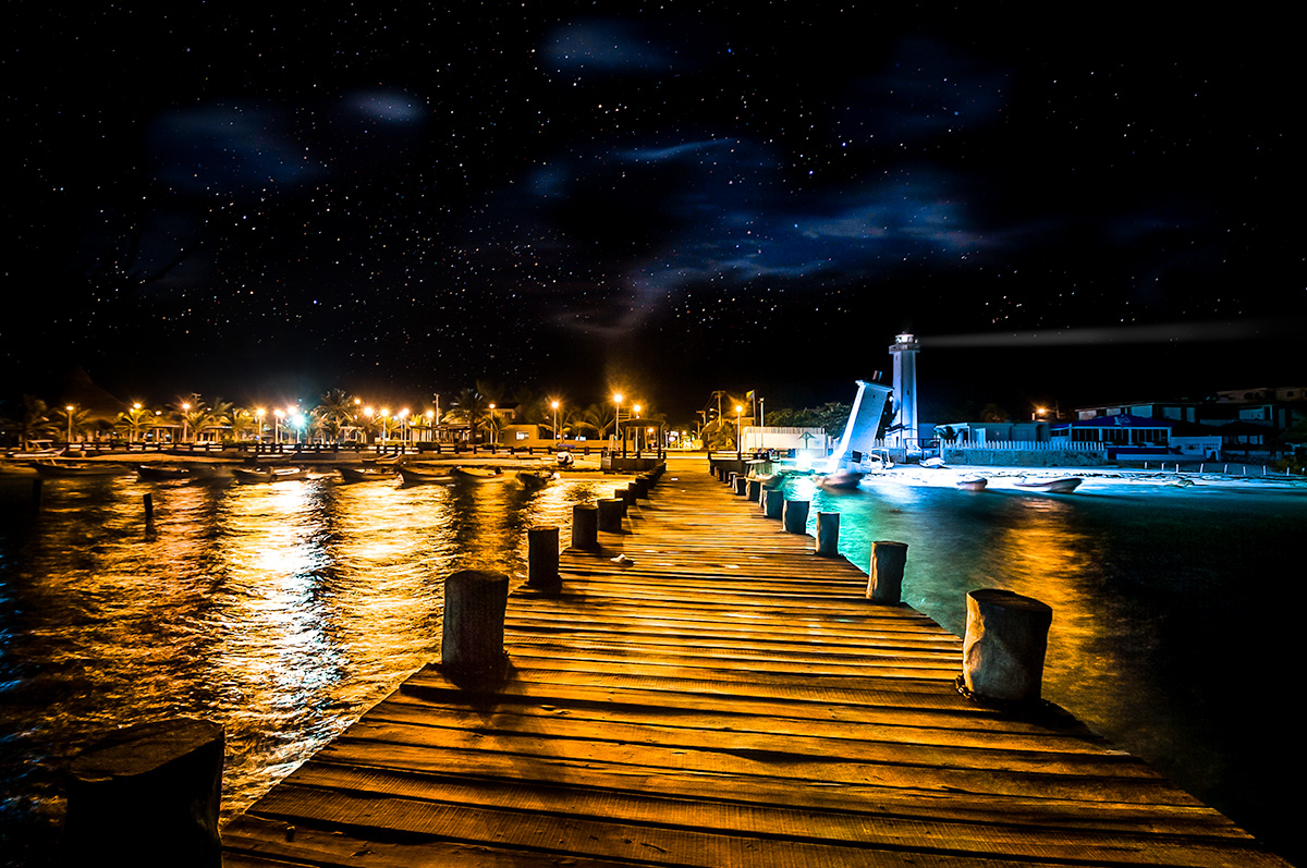 The iconic Lighthouse of Puerto Morelos