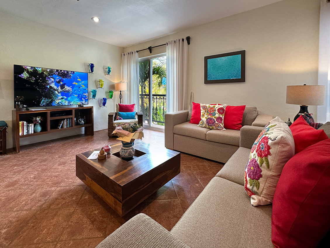 Living room at Abbey del Sol Apartment 10